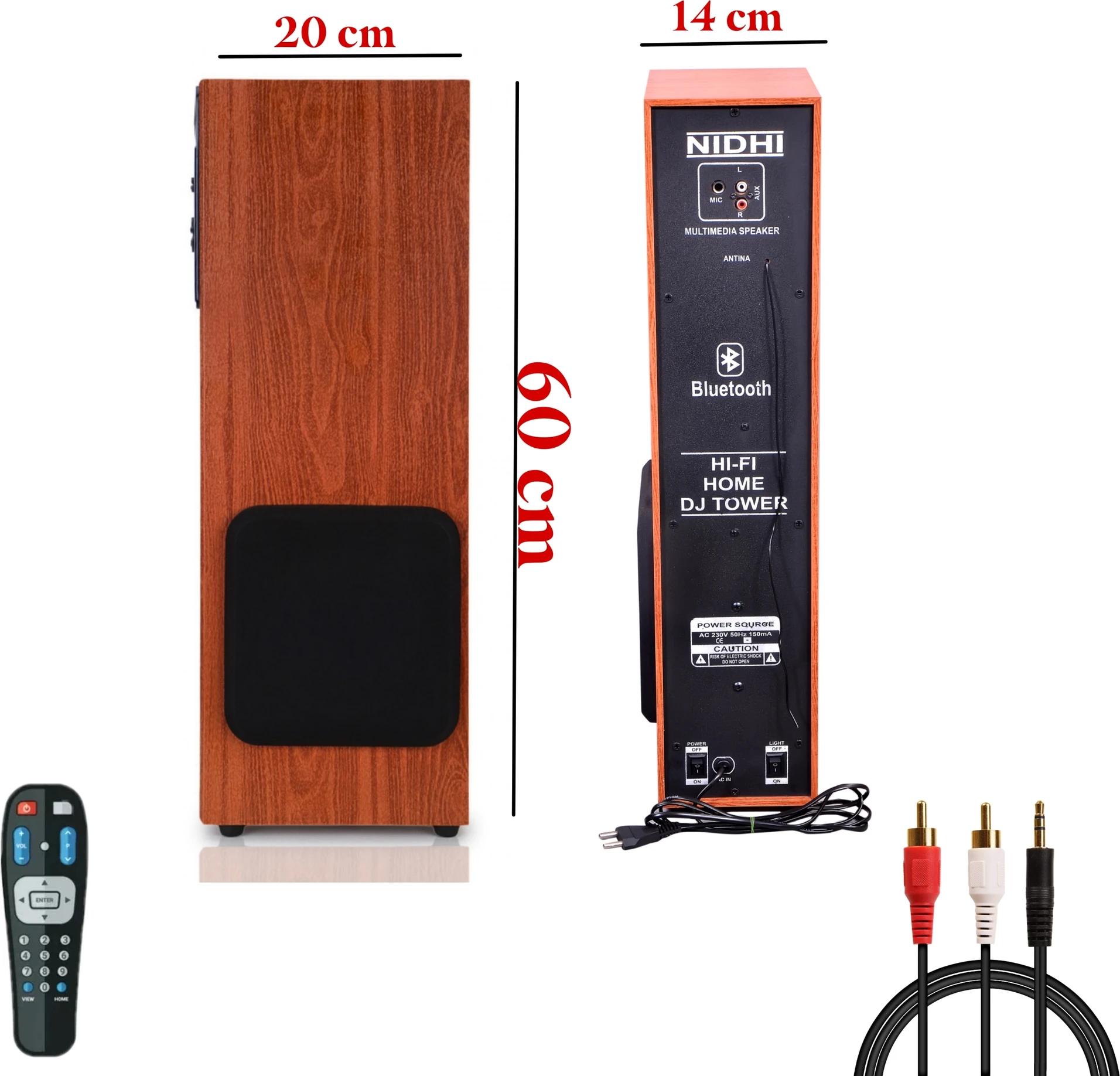 Nidhi Single TOWER Speaker Single TOWER Speaker Subwoofer