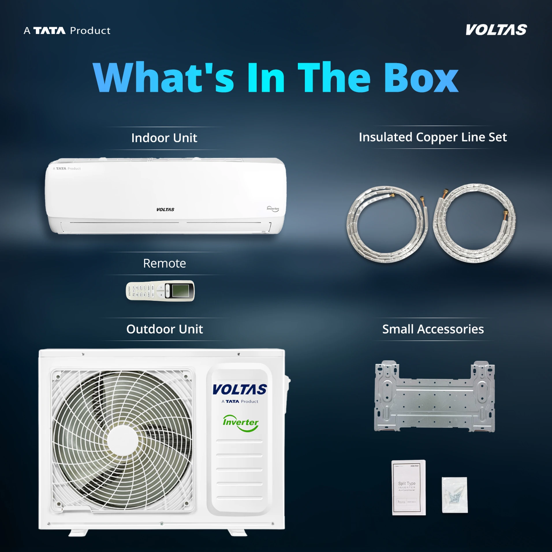 Voltas 2026 Model 1 Ton 3 Star Split Inverter AC - Image 3