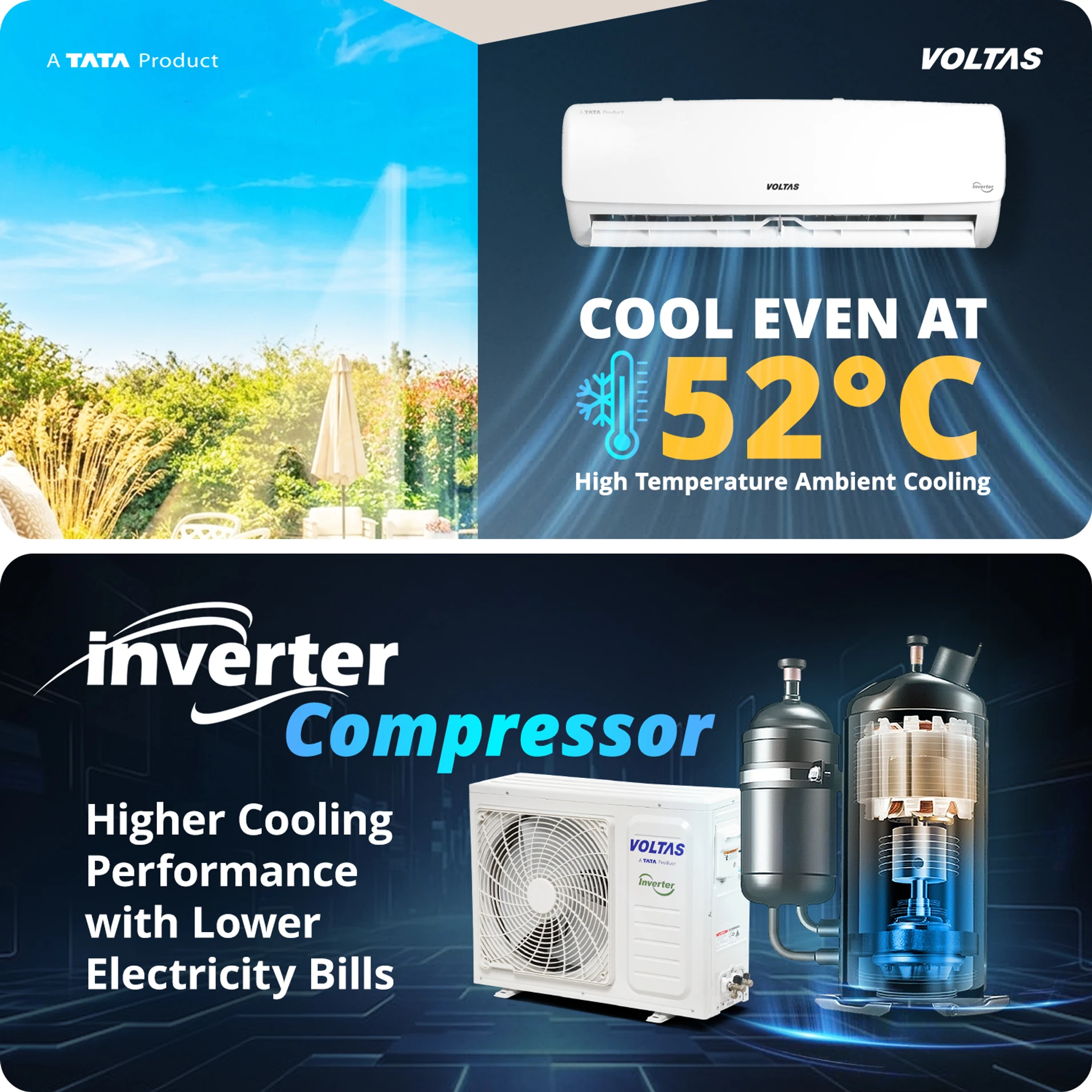 Voltas 2026 Model 1 Ton 3 Star Split Inverter AC - Image 7