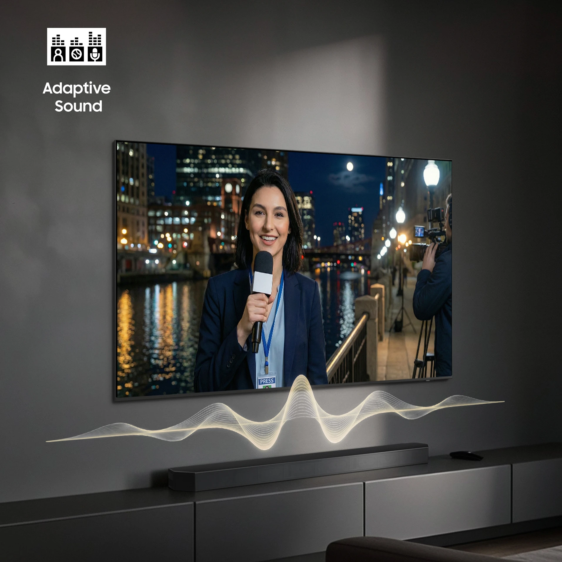Samsung Crystal 4K Vision AI 138 cm (55 inch) Ultra HD (4K) LED