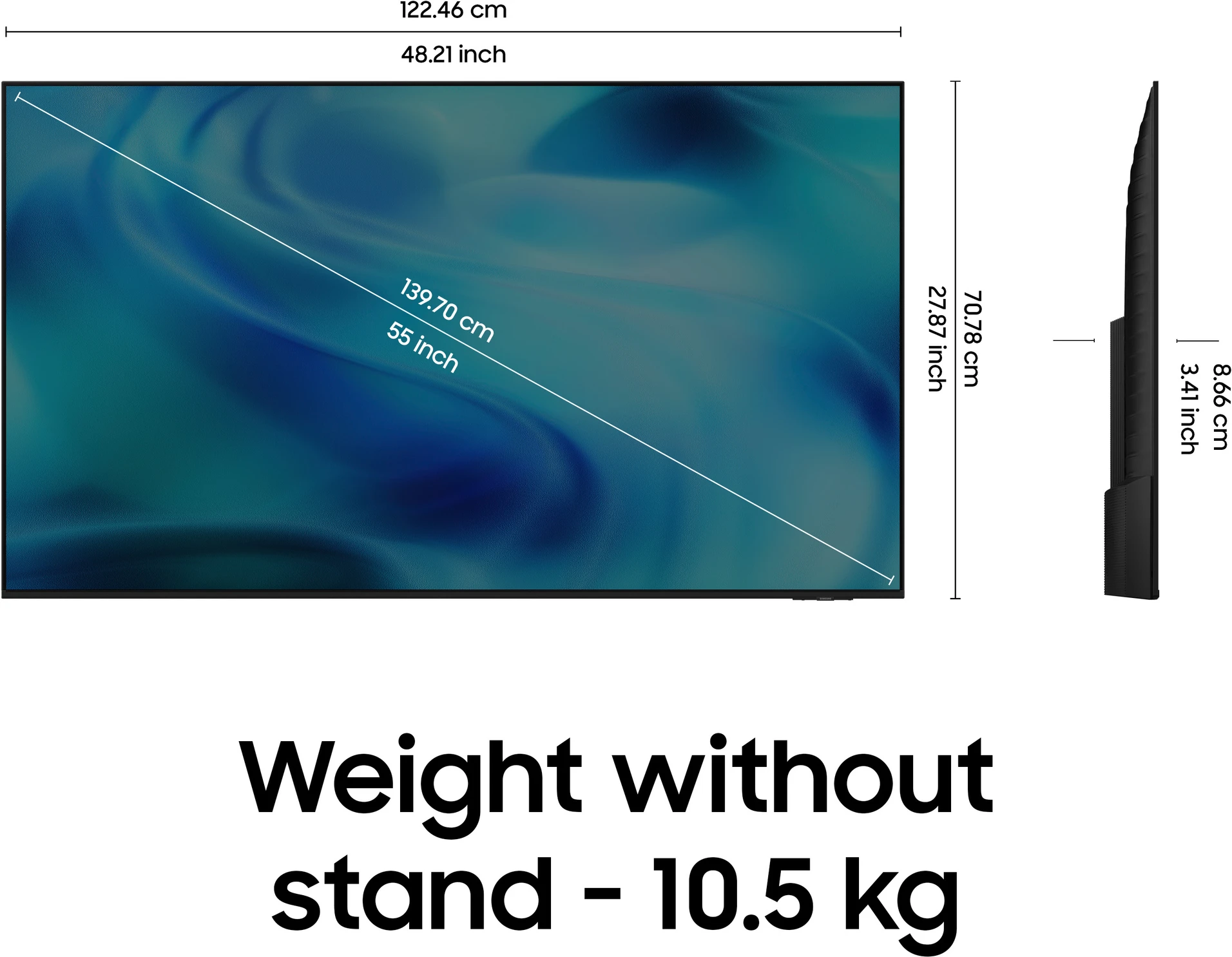 Samsung Crystal 4K Vision AI 138 cm (55 inch) Ultra HD (4K) LED - Image 7