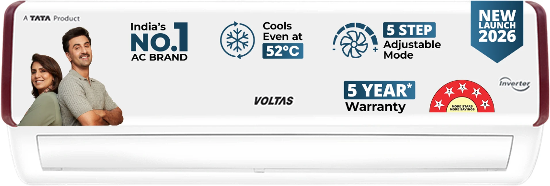 Voltas 2026 Model 1 Ton 3 Star Split Inverter AC - Image 14
