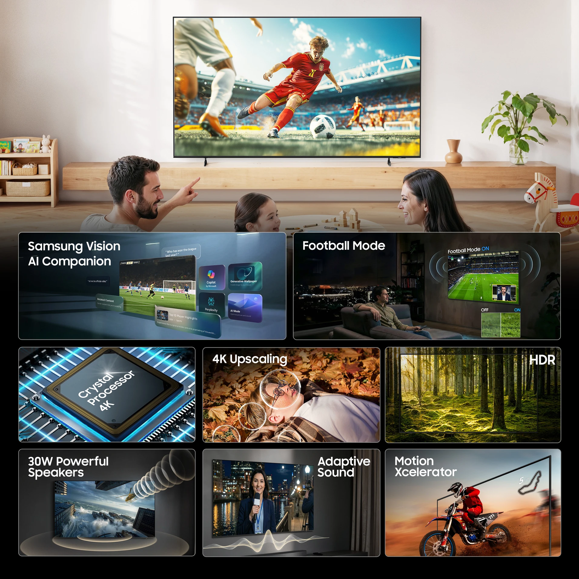 Samsung Crystal 4K Vision AI 138 cm (55 inch) Ultra HD (4K) LED - Image 21